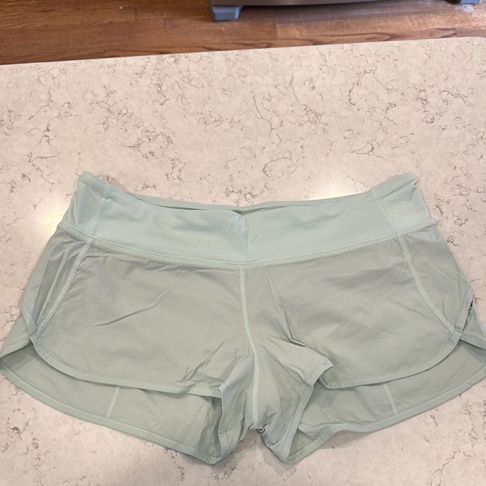 Women's Light Green Shorts